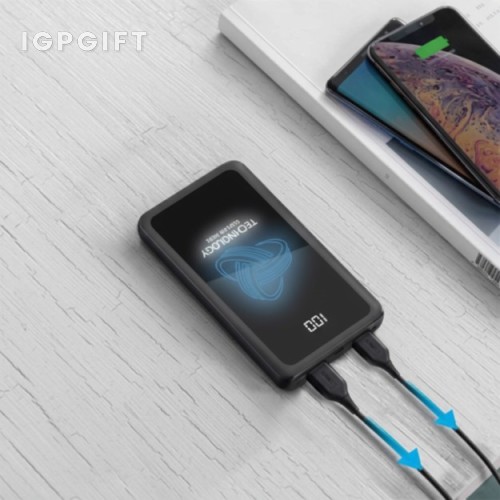 LED發光logo移動電源
