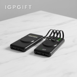 四合一快速充電無線移動電源 - 10000mAh