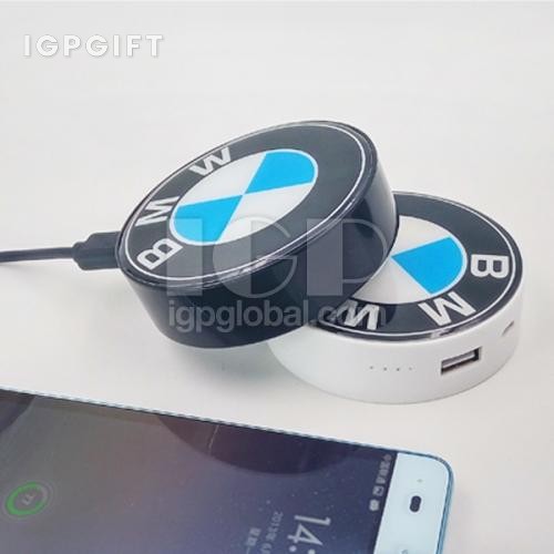 滴膠圓形移動電源