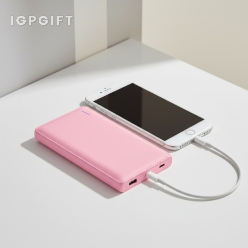 極致薄型皮紋移動電源