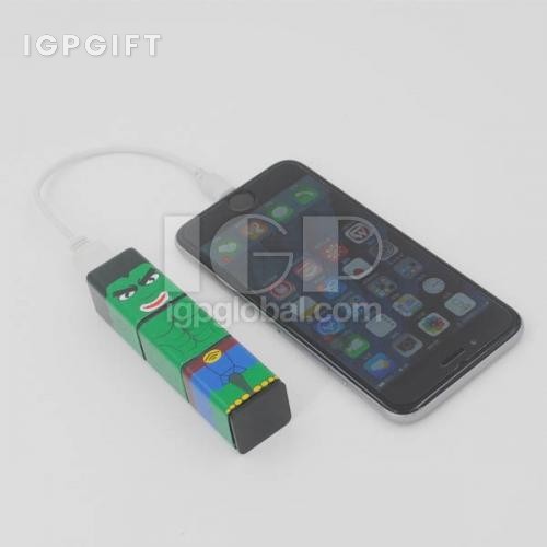 人形卡通移動電源