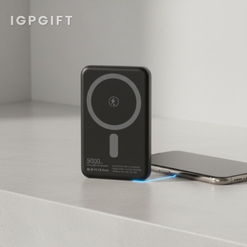 超薄磁性15W無線行動電源 - 5000mAh