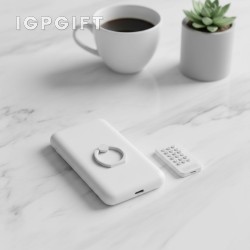指環移動電源帶吸盤