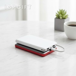 內置線移動電源（可彩印）