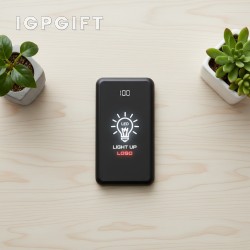 LED發光logo移動電源