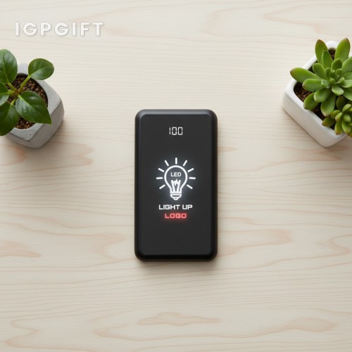 LED發光logo移動電源