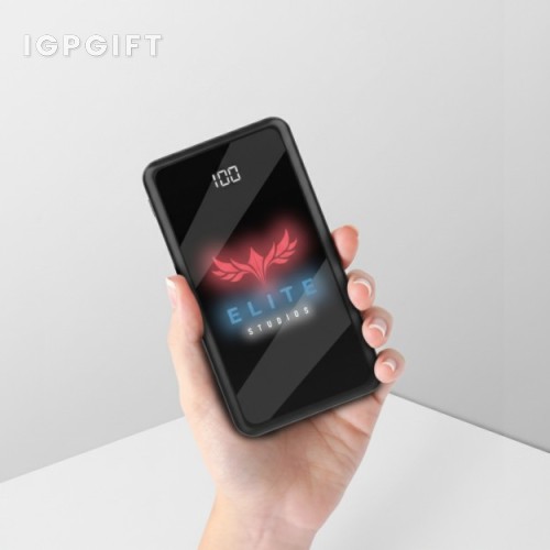 LED發光logo移動電源