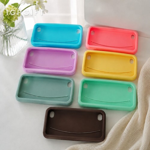 矽膠笑臉手機套