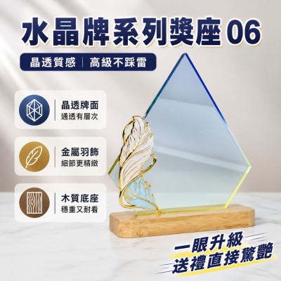 香港企業禮品訂製 - 水晶牌系列獎座 06