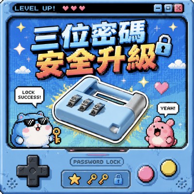 香港企業禮品訂製 - 手提袋形密碼鎖