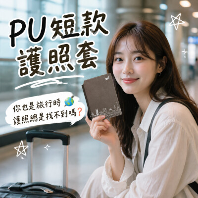 香港企業禮品訂製 - PU短款護照套