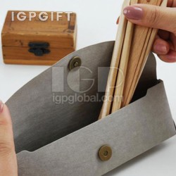 翻蓋防水鈕扣文具袋