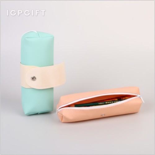 高端PU皮革文具袋