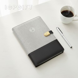多功能無線充電筆記本