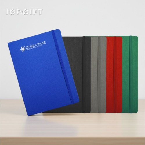 PU面料硬殼A5筆記本