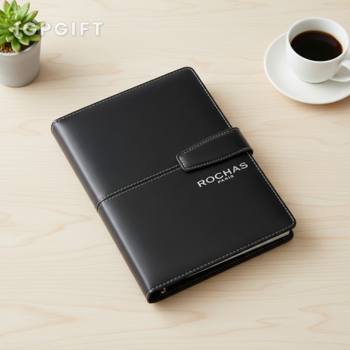 A5星辰精緻熱壓皮革筆記本