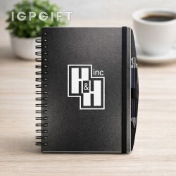 高端金屬質感筆記本與筆套裝