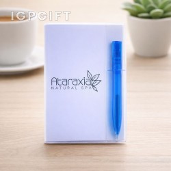 透明月度口袋日曆計劃本與筆