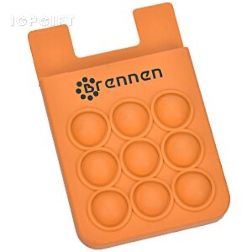 創意矽膠手機錢包