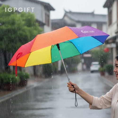 五彩虹翼迷你摺疊雨傘