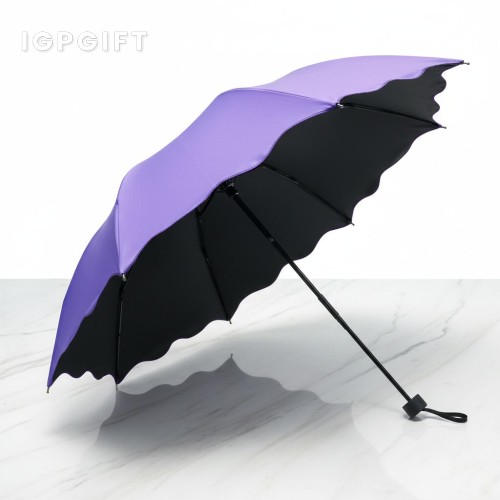創意花邊縮骨摺疊雨傘