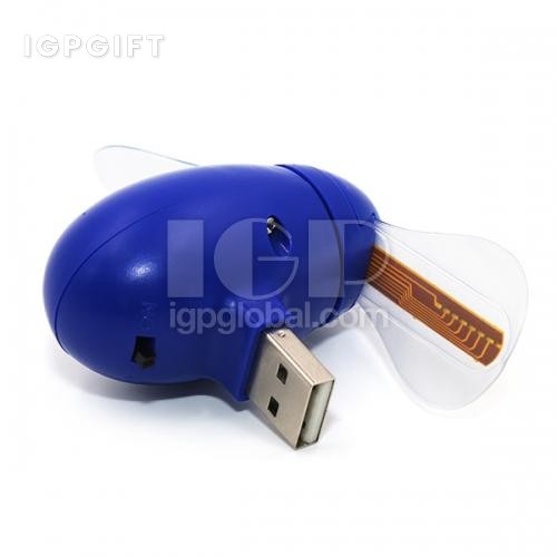 可定製發光LOGO移動電源風扇