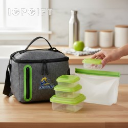 圓形控制與食品包午餐組合
