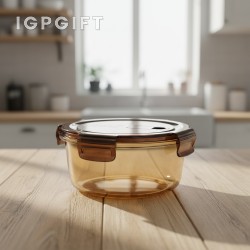 耐熱玻璃圓形午餐盒