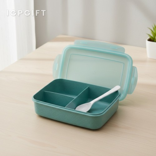 生態小麥纖維三麵食品儲存盒