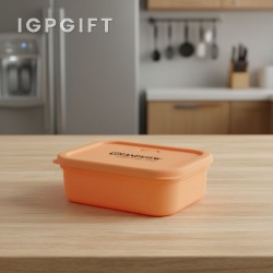 矽膠長方形食品儲存容器
