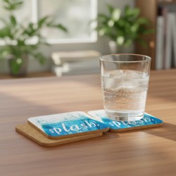 圓形軟木背餐飲杯墊