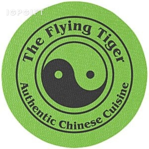 自定義圓形乙烯基杯墊
