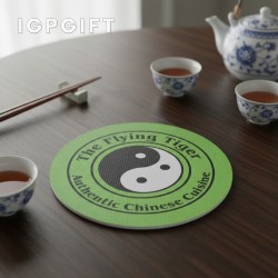 自定義圓形乙烯基杯墊