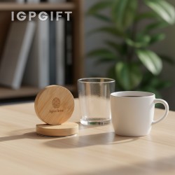 竹製磁性開瓶器杯墊