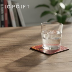 方形PVC防滑杯墊