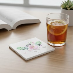 吸水石方形杯墊