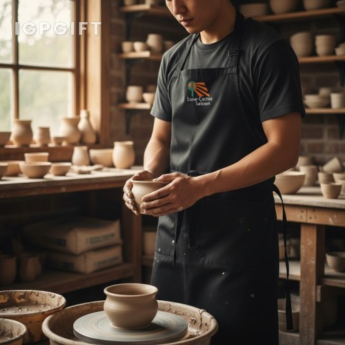 雙口袋工作圍裙