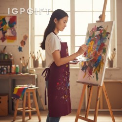 多彩藝術圍裙