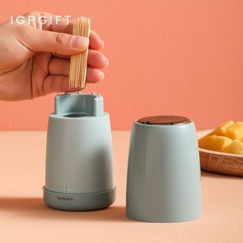 便攜按壓式牙籤筒