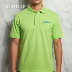 絲柔觸感運動Polo衫 - 男士 - 刺繡款