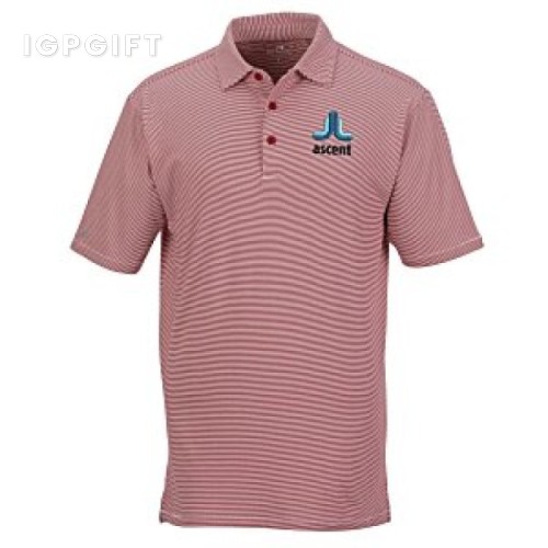 優雅針織高爾夫 polo 衫