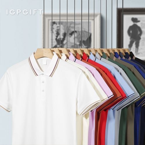 拼色POLO衫