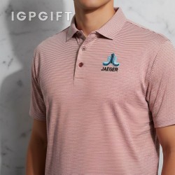優雅針織高爾夫 polo 衫