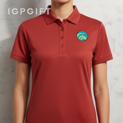 女性四重紋理高性能Polo衫