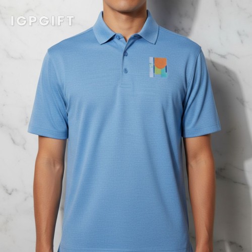 三重混合性能 Polo 式襯衫 - 男士 - 全彩色