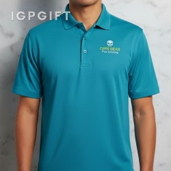 性能休閒POLO襯衫 - 男款 - 刺繡款
