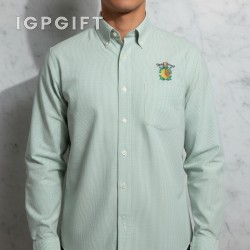 皇冠系列商務條紋襯衫 - 男款