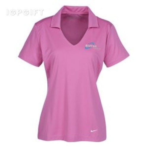 女士運動保健 Polo 襯衫 - 刺繡