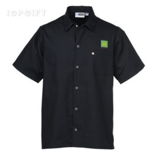 前扣廚師工作服