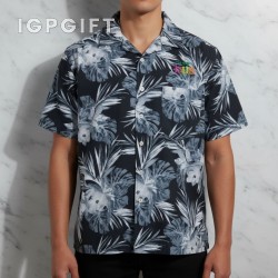 熱帶印花度假襯衫